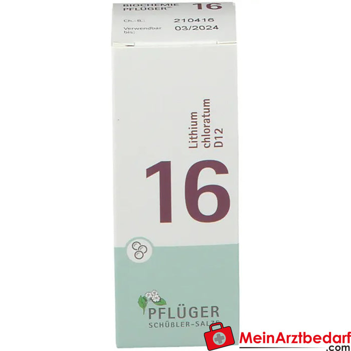 BIOCHEMIE PFLÜGER® No. 16 Lityum kloratum D12