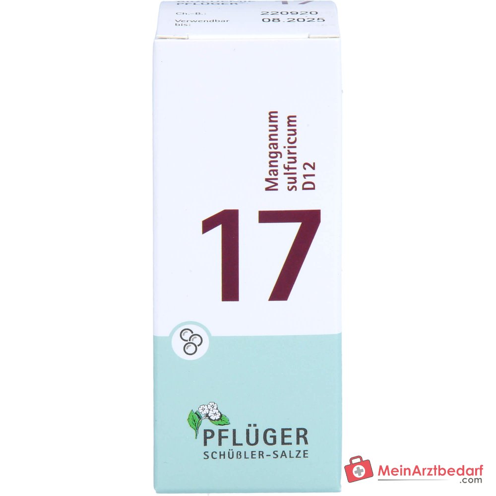 Pflüger Biochemie Globuli Nr. 17 Manganum sulfuricum D12 korrels, 15 g