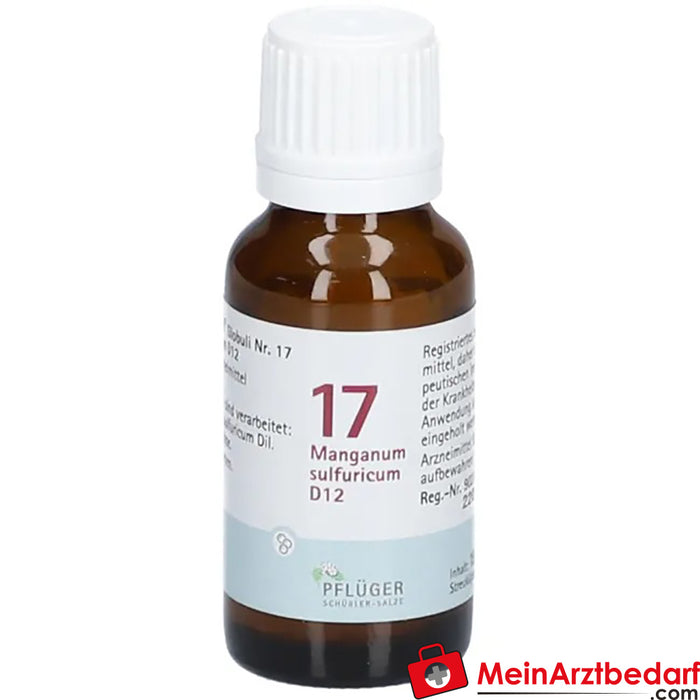 BIOCHEMIE PFLÜGER® Nr. 17 Manganum sulfuricum D12