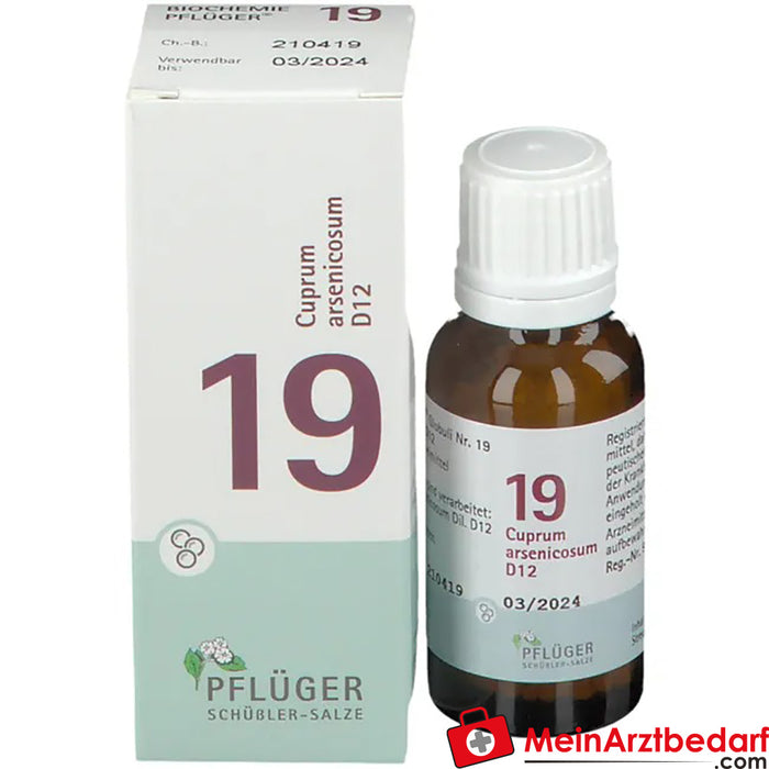BIOCHEMIE PFLÜGER® Nº 19 Cuprum arsenicosum D12
