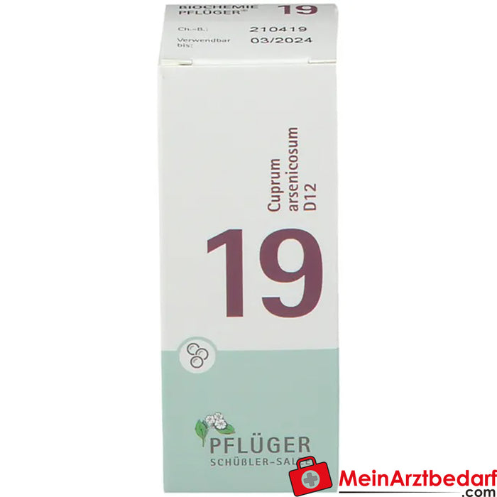 BIOCHEMIE PFLÜGER® Nº 19 Cuprum arsenicosum D12