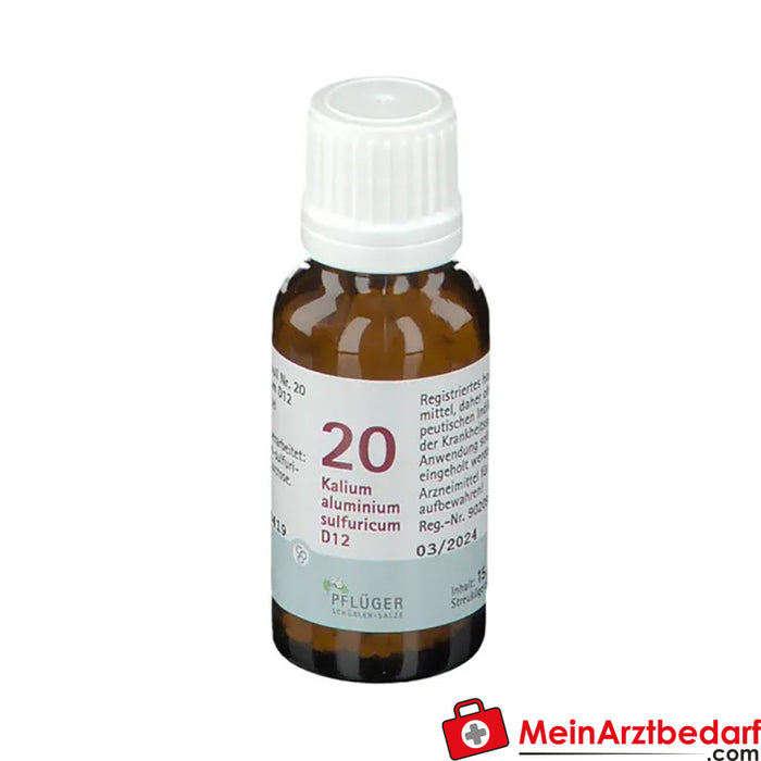 BIOCHEMIE PFLÜGER® 20 号 铝硫酸钾 D12