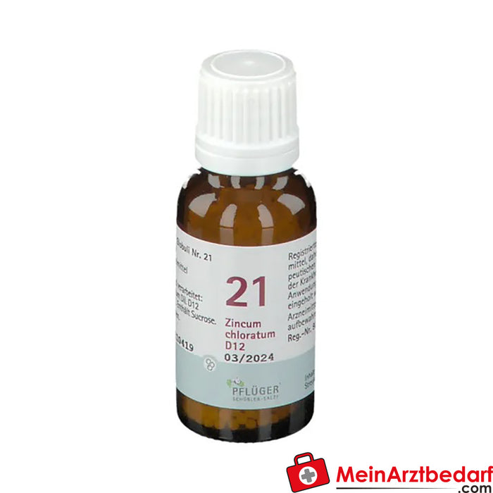 BIOCHEMIE PFLÜGER® 21 号氯化锌 D12