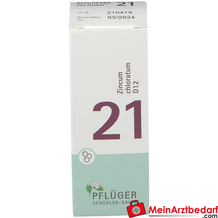 BIOCHEMIE PFLÜGER® Nr. 21 Zinkum chloratum D12