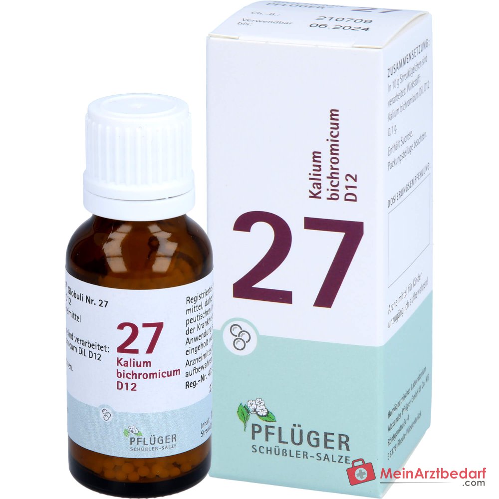 Biochemie Pflüger Globuli Nr. 27 Kalium bichromicum D12 korrels, 15 g