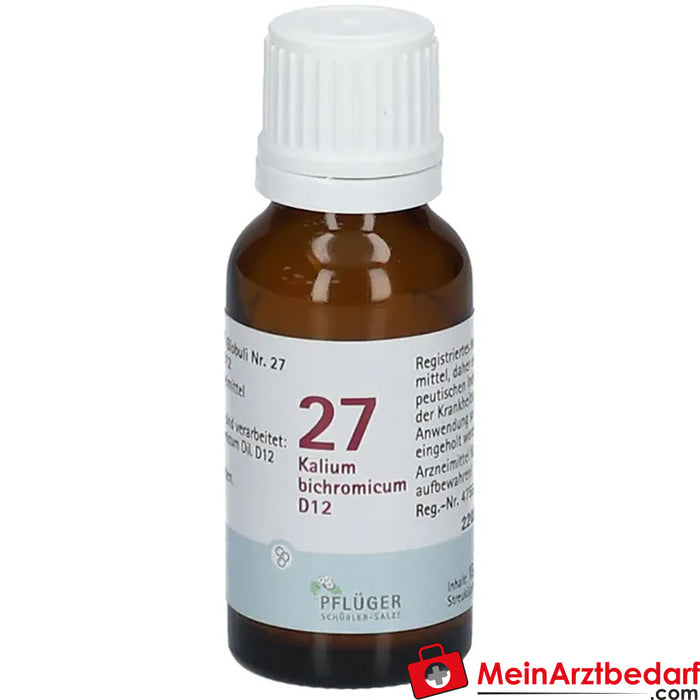 BIOCHEMIE PFLÜGER® Nr. 27 Kalium bichromicum D12