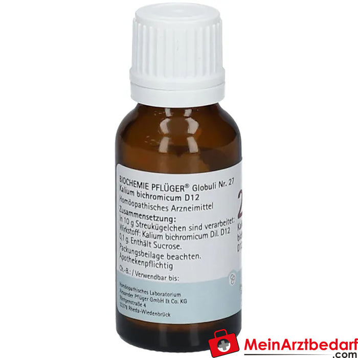 BIOCHEMIE PFLÜGER® Nr 27 Potassium bichromicum D12