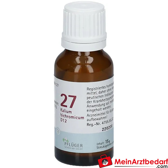 BIOCHEMIE PFLÜGER® Nr 27 Potassium bichromicum D12