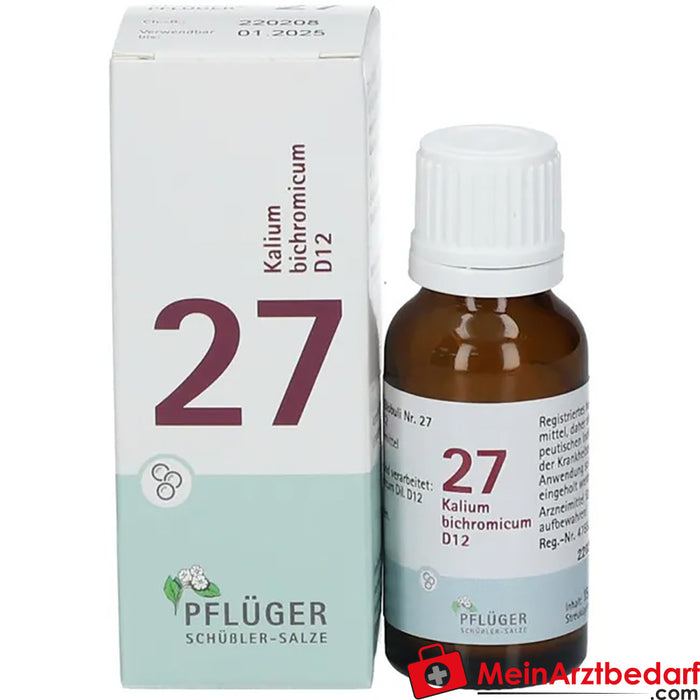 BIOCHEMIE PFLÜGER® No. 27 Potassium bichromicum D12
