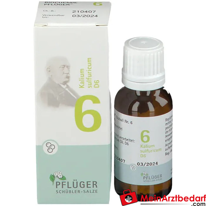 BIOCHEMIE PFLÜGER® Nr. 6 Kalium sulfuricum D 6