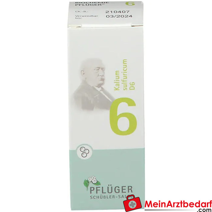 BIOCHEMIE PFLÜGER® No. 6 Sulfúrico de potássio D 6