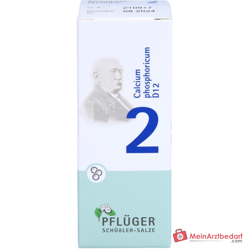 Pflüger Biochemie Globuli Nr. 2 Calcium phosphoricum D12 Globuli, 15 g