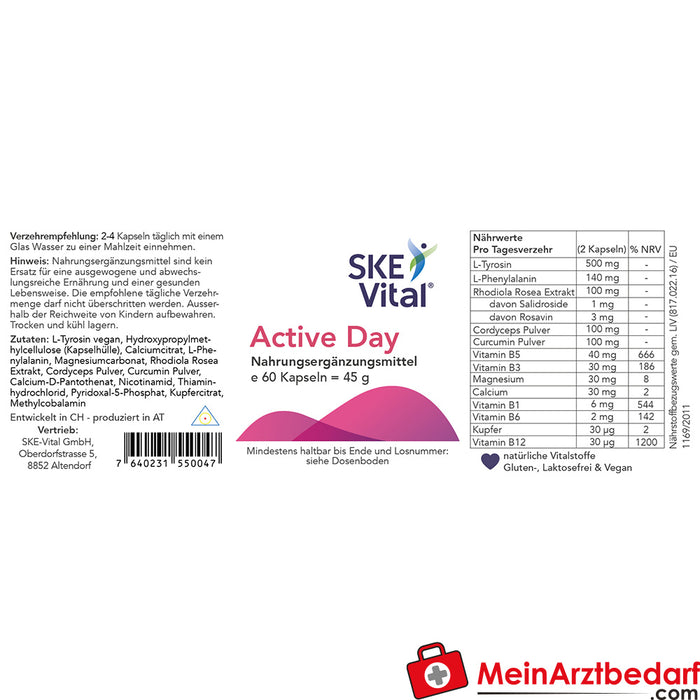 SKE Vital Active Day gélules