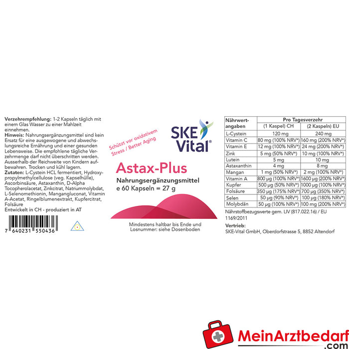 SKE Vital Astax-Plus Cápsulas