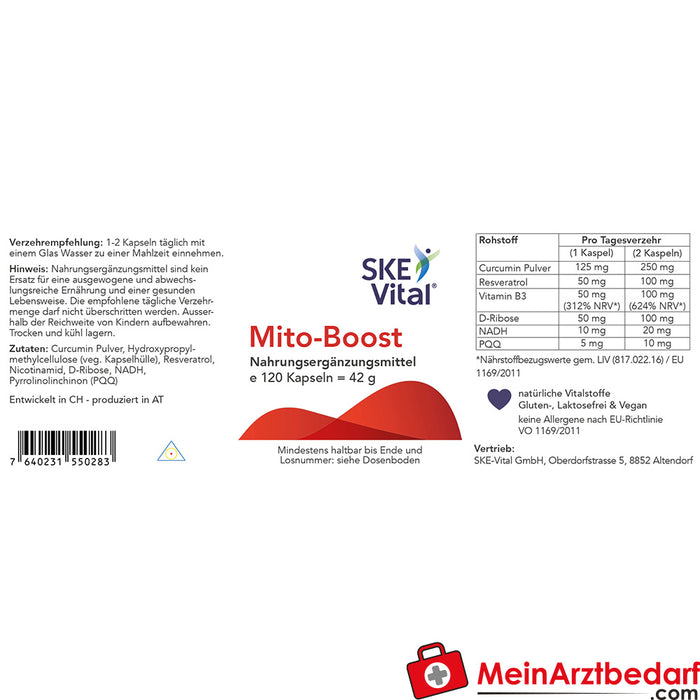 SKE Vital Mito-Boost 能量胶囊