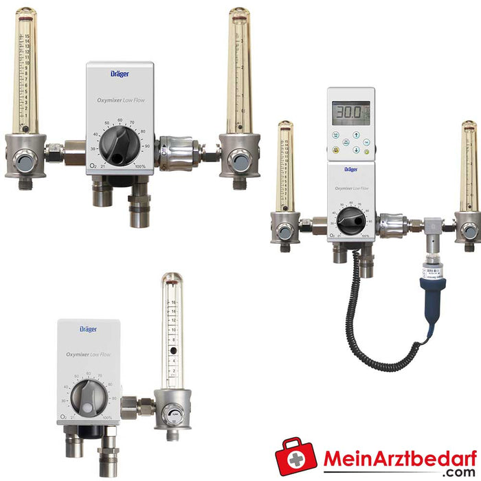 Dräger Oxymixer Mezclador de gas y aire comprimido O2 Low Flow NIST