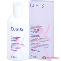 Eubos Intimate Woman Waschemulsion Bisabolol / Panthenol / Milchsäure Waschlotion, 200 ml.