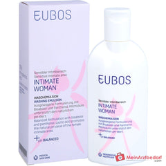 Eubos Intimate Woman Waschemulsion Bisabolol / Panthenol / Milchsäure Waschlotion, 200 ml.