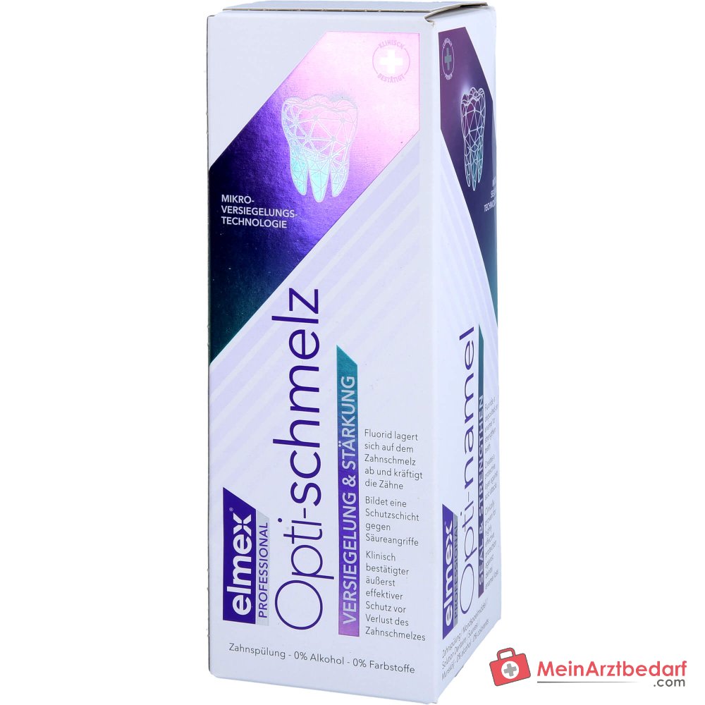elmex Opti-schmelz Professional Olaflur / Natriumfluorid Mundspülung, 400 ml.