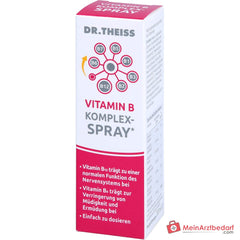 Dr. Theiss Vitamin B Komplex-Spray Thiamin / Riboflavin / Niacin / Pantothensäure / Pyridoxin / Biotin / Cobalamin Mundspray, 30 ml.