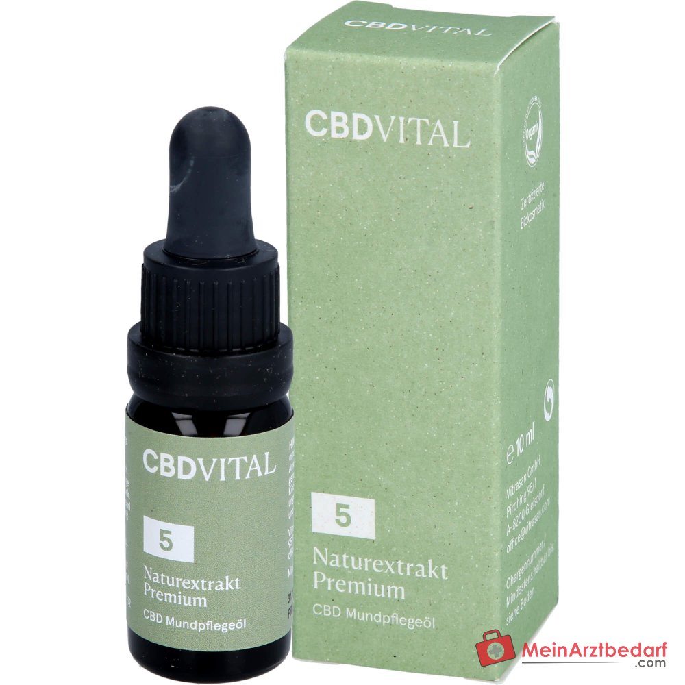 CBD VITAL Naturextrakt PREMIUM CBD-Öl 5% 10 ml