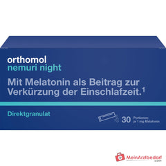 Orthomol Nemuri night Direktgranulat, 30 Beutel.