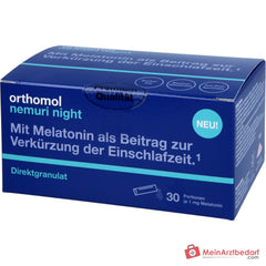 Orthomol Nemuri night Direktgranulat, 30 Beutel.