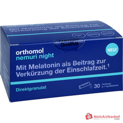 Orthomol Nemuri night Direktgranulat, 30 Beutel.