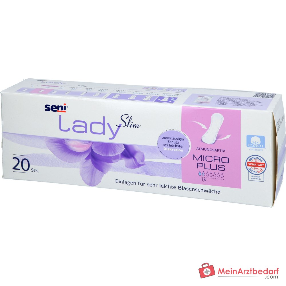 Seni Lady Slim Micro Plus Inkontinenzeinlage, 20 Stück