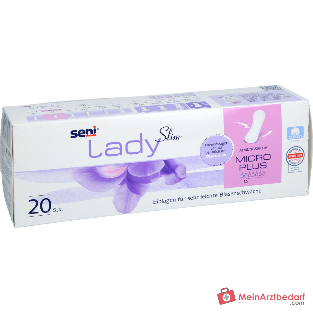 Seni Lady Slim Micro Plus Inkontinenzeinlage, 20 Stück