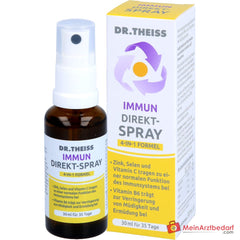 Dr. Theiss Immun Direkt-Spray Vitamin B6 / Vitamin C / Selen / Zink Mundspray, 30 ml.