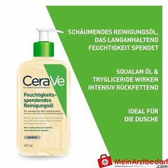 CeraVe Feuchtigkeitsspendendes Reinigungsöl|für normale bis sehr trockene Haut, 236ml.