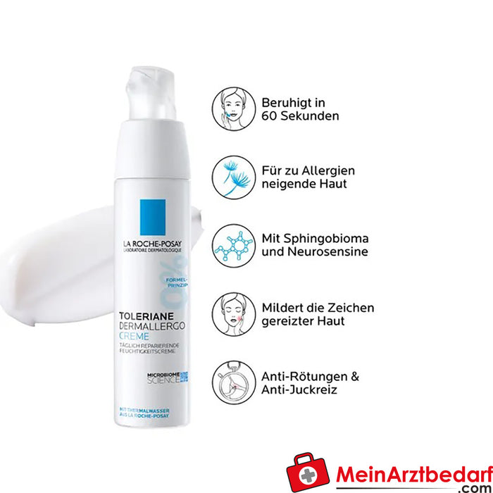 Toleriane Dermallergo Crema Facial|para pieles sensibles, secas y con tendencia alérgica, 40ml