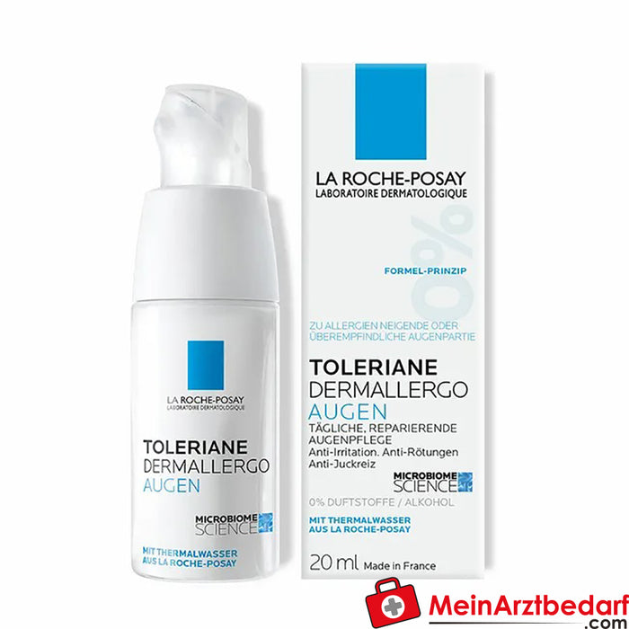 Toleriane Dermallergo Eyes, hydraterende en verzachtende oogcrème voor de allergiegevoelige of overgevoelige huid rond de ogen