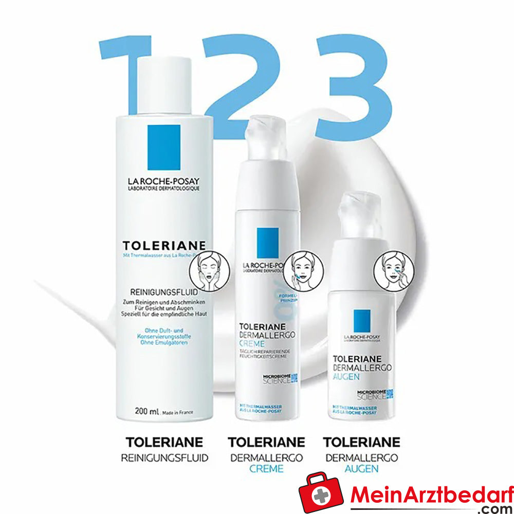 Toleriane Dermallergo Augencreme|für zu Allergien neigende oder überempfindliche Augenpartie, 20ml.