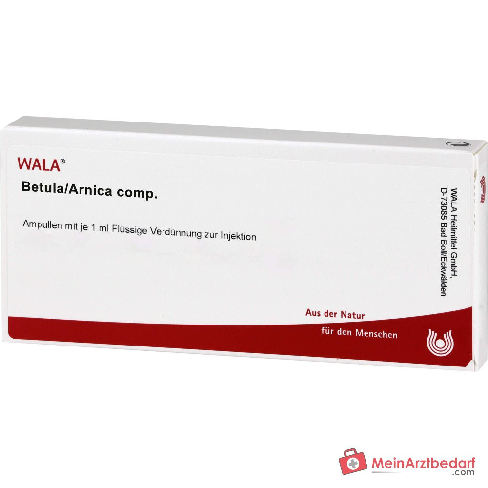 WALA Betula/Arnica comp. Ampullen, 10 x 1 ml