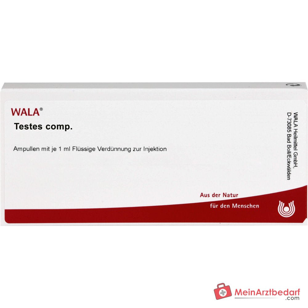 WALA Testes comp. Ampullen, 10 x 1 ml