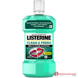 Listerine Clean & Fresh Eucalyptol / Thymol / Menthol / Methylsalicylat Mundspülung, 500 ml.