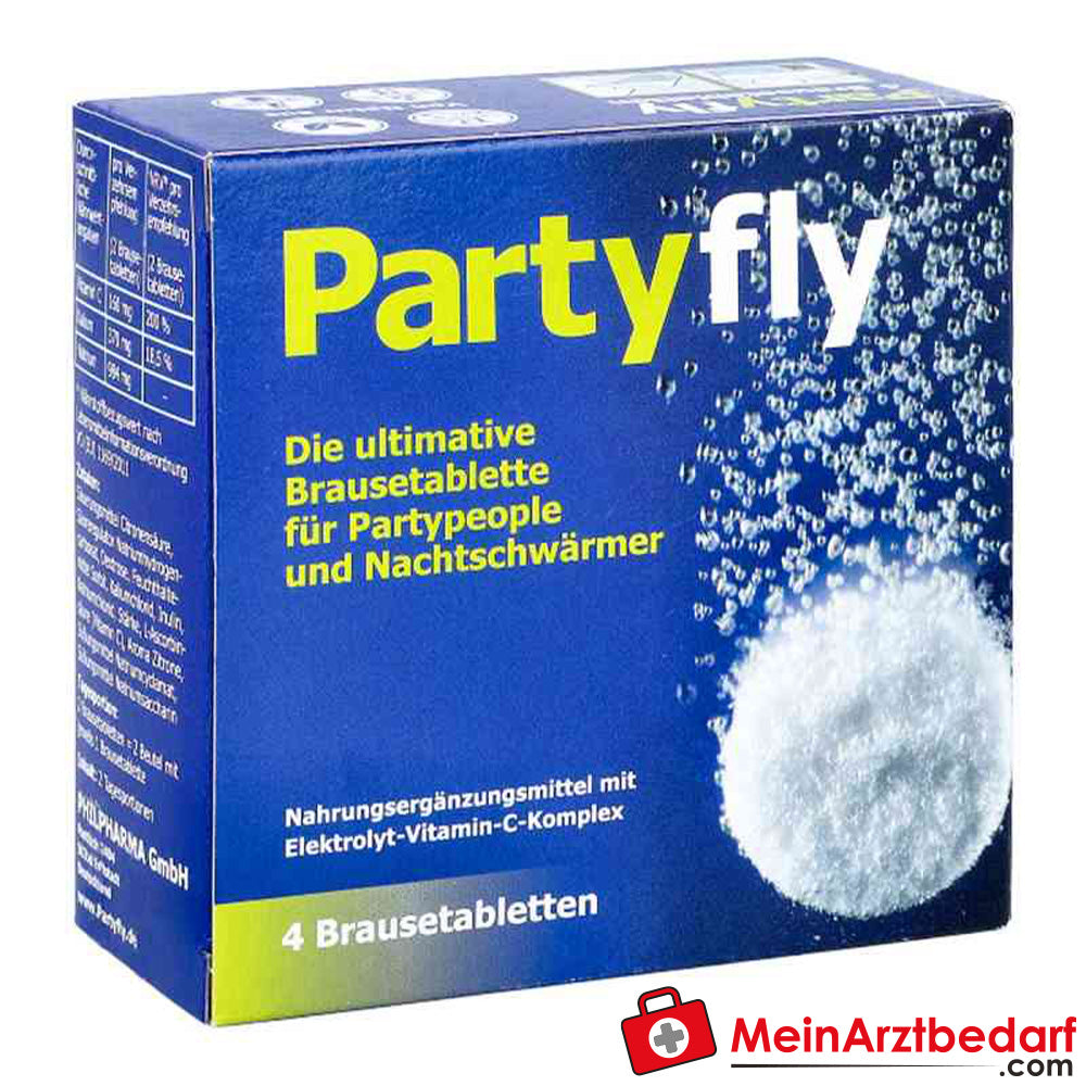 Partyfly Brausetabletten.