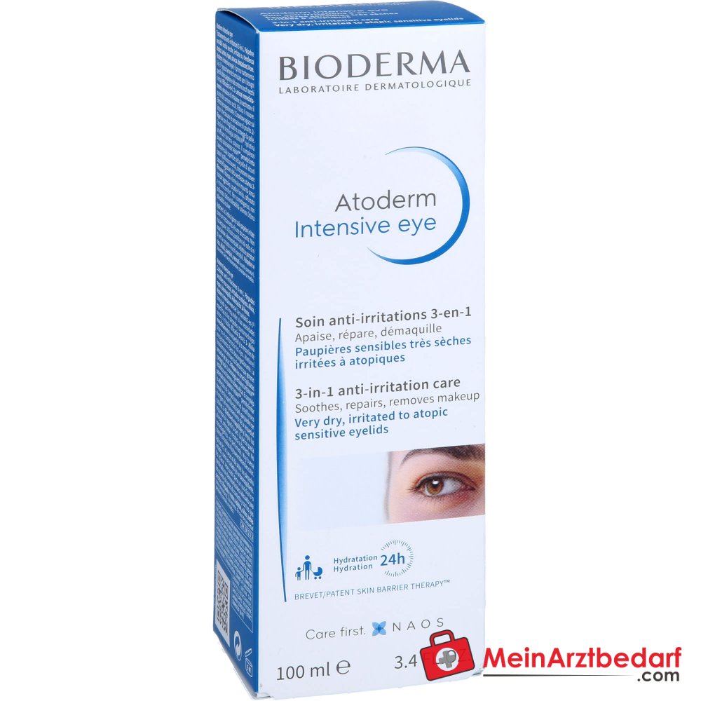 Bioderma Atoderm Intensive Eye 3-in-1 Augenpflege, 100 ml.