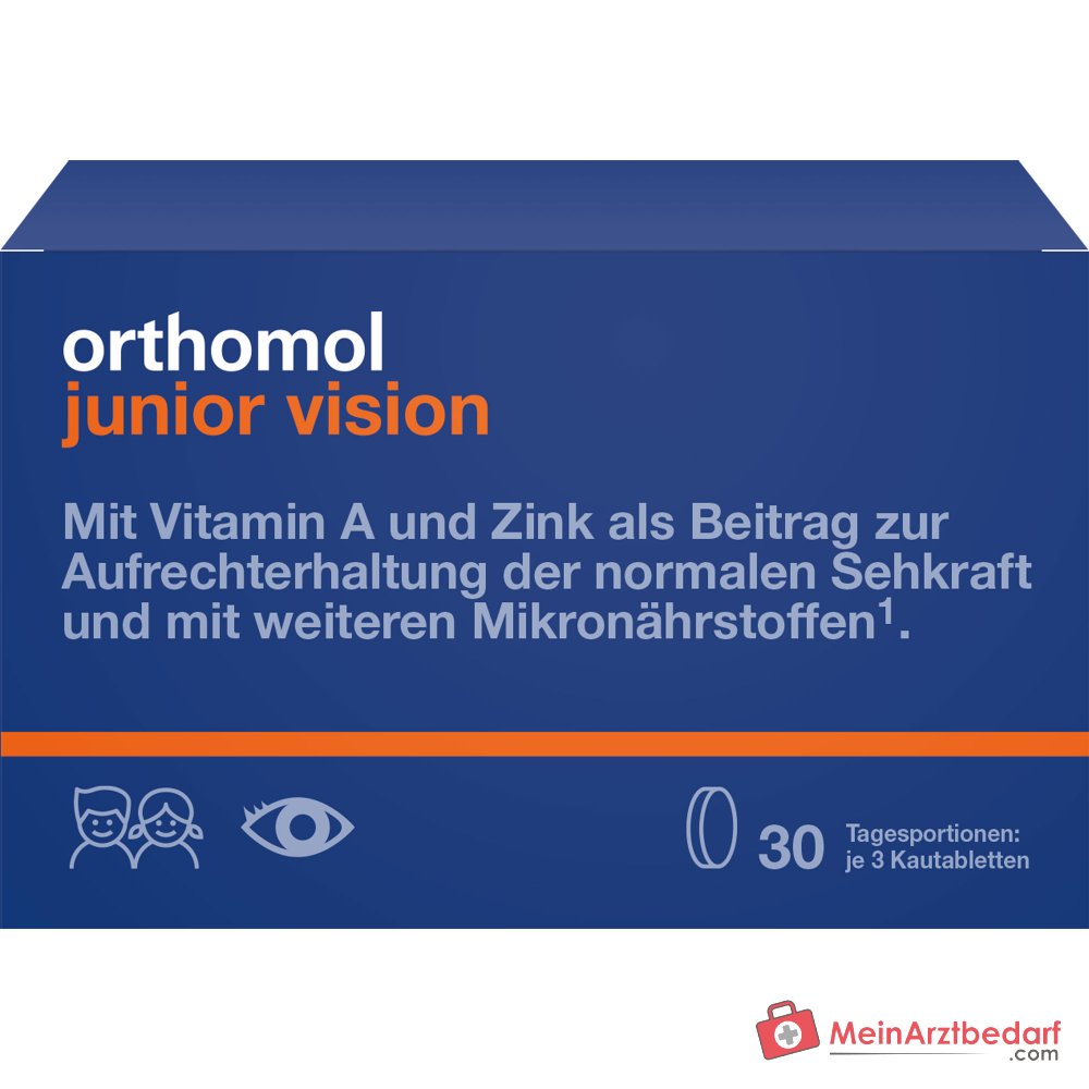 Orthomol junior Vision Kautabletten, 90 St..