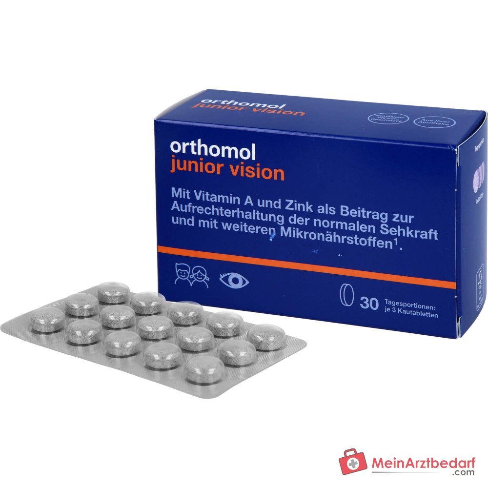 Orthomol junior Vision Kautabletten, 90 St..