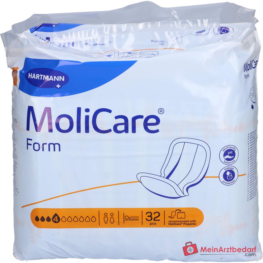 MoliCare Form Normal plus 4 krople neutralne pod względem płci wkładki dla osób z nietrzymaniem moczu