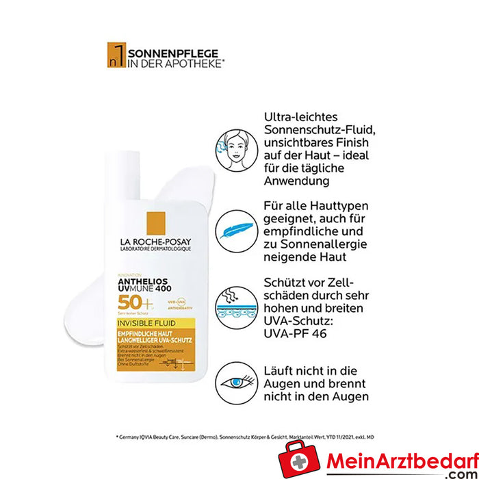 La Roche Posay Anthelios Invisible Fluid UVMune 400 SPF 50+, 50ml