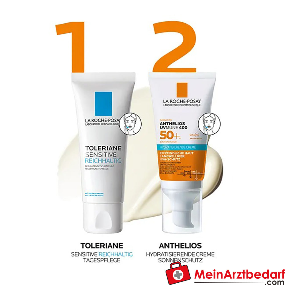 La Roche Posay Anthelios Hydratisierende Creme UVMune 400 LSF 50+, 50ml.