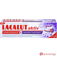 Lacalut aktiv Natriumfluorid / Olaflur / Hydroxylapatit Zahnpasta, 75 ml.