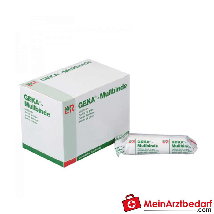 Ligadura de gaze L&R Geka® ligadura de fixação rígida, 20 unidades.