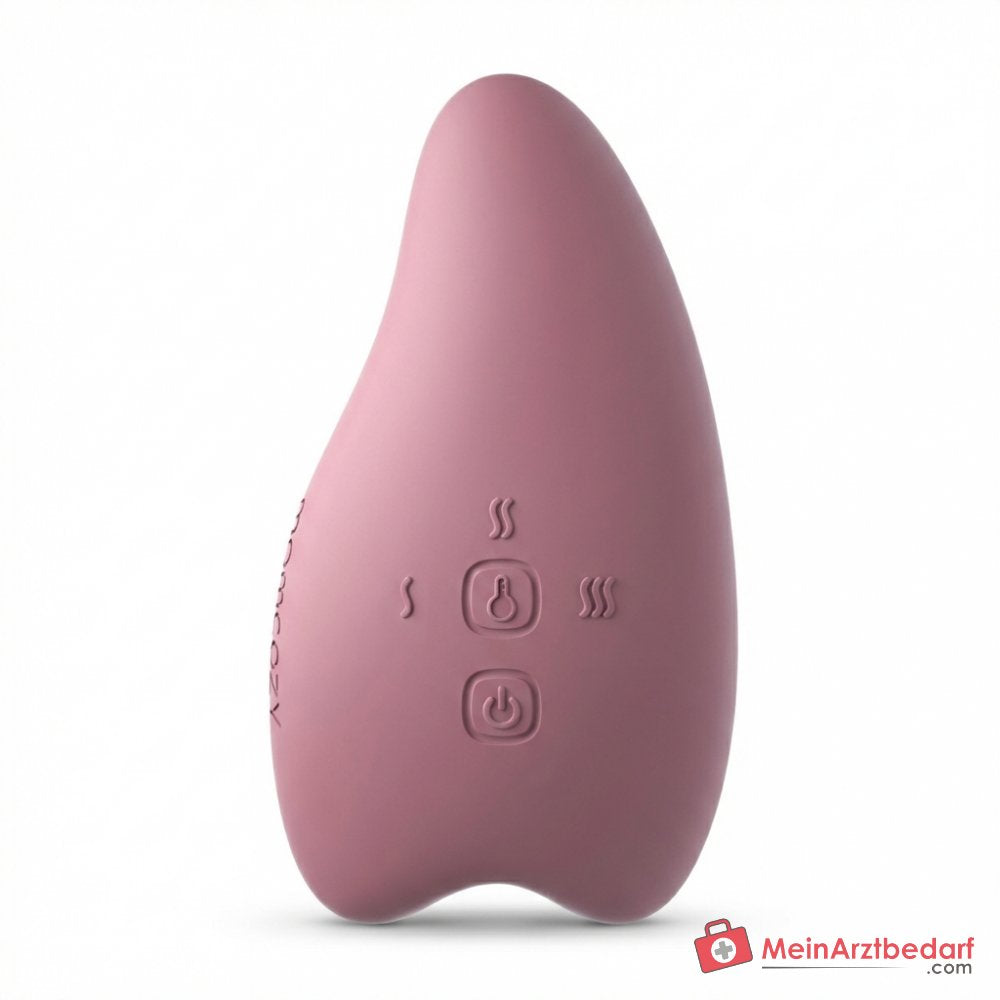 Momcozy Laktations-Massagegerät 2-in-1 mit Wärme und Vibration, 6  Intensitätsstufen, IPX7 wasserdicht, magnetisch USB-aufladbar, Rosa