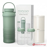 Momcozy draagbare moedermelkkoeler, 24 uur koeling, 2x 325 ml flessen, BPA-vrij, TSA-vriendelijk