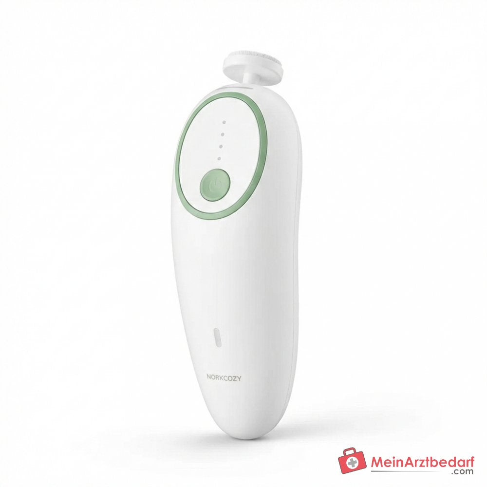 Momcozy NC02 Lima elettrica per unghie per bambini con luce ad anello a LED a 360°, 4 livelli di velocità, 7 testine di levigatura, silenziosa sotto i 35 dB, ricaricabile tramite USB-C Momcozy NC02 Lima elettrica per unghie per bambini con luce ad anello a LED a 360°, 4 livelli di velocità, 7 testine di levigatura, silenziosa sotto i 35 dB, ricaricabile tramite USB-C